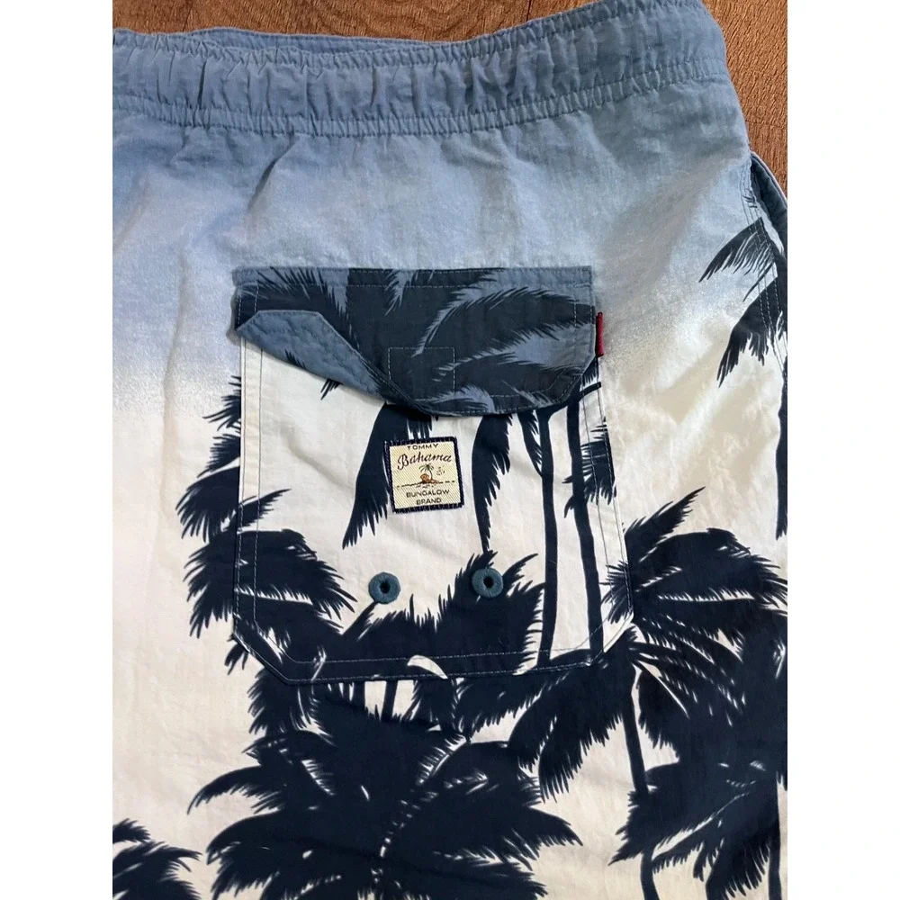 Tommy Bahama Swim Shorts Mens XL Drawstring Lined Hawaiian Swimming Trunks